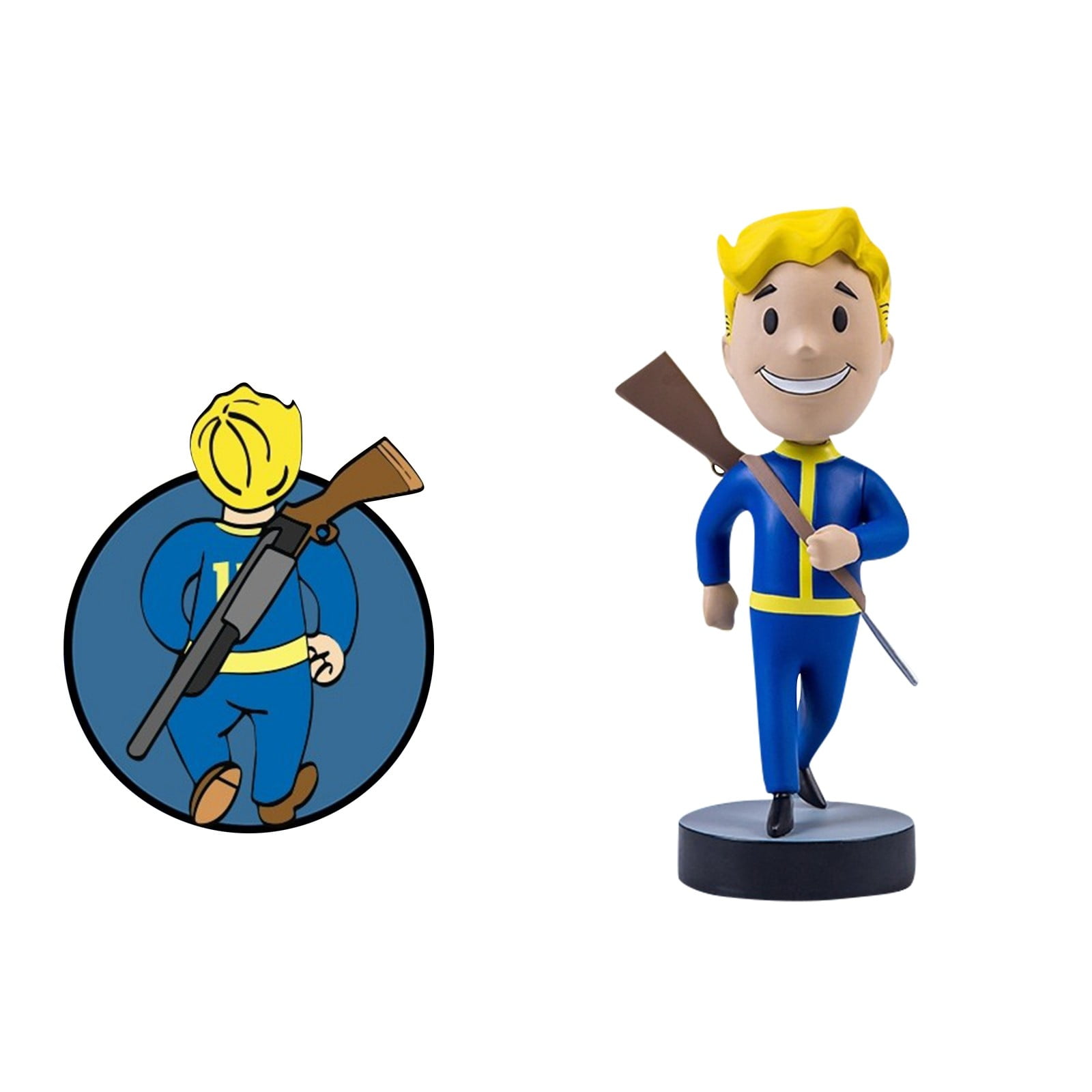 KANY Fallout Vault Boy Figures Decorative Ornaments, Shelter Mascot Vault  Boy Bobbleheads Series 3 Collection 5.11-5.90