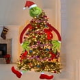 KANY Grinch Christmas Tree Decorations Creative Christmas Tree Toppers