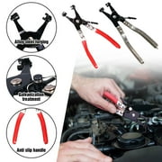 KANY Tools Mechanic Automotive Long Reach Snap Ring Pliers Hose Clamp Pliers Repairs Tool Hose Clamp Pliers Heavy Duty Auto Repairing Tool Spring Clamp Pliers Hose Clamp Tool For Removal Installation