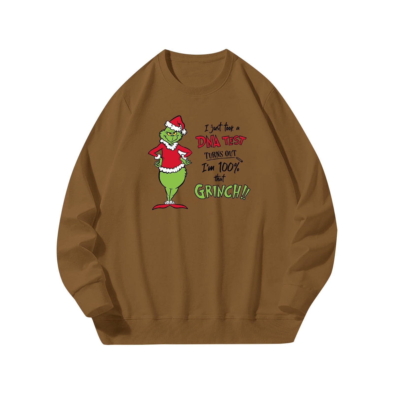 KANY Women's Grinch Printed Crewneck Sweatshirts Grinch Christmas