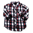 thumbnail image 1 of KANZ  Toddler Boys Cotton Button-Down Checkered Long Sleeve Shirt 2 Years/92 cm, 1 of 1