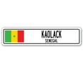thumbnail image 1 of KAOLACK SENEGAL Street Sign Senegalese flag city country road wall gift, 1 of 5
