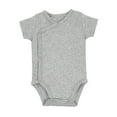 thumbnail image 1 of KAOOCXU Casual Bodysuit For Girls Short Sleeved Solid Color Newborn Jumpsuit Romper Relaxed Fit Playsuit Clothes, 1 of 3