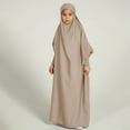 thumbnail image 1 of KAOOCXU Children Girl Poses Solid Color Dress National Children Clothing Spring And Autumn Breathable Wear, 1 of 4