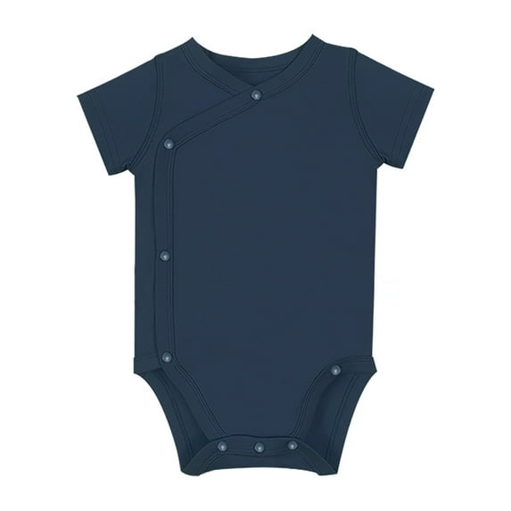 KAOOCXU Comfort Bodysuit For Girl Short Sleeved Solid Color Newborn Jumpsuit Romper Suitable Casual Formal Occasions