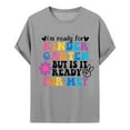 thumbnail image 1 of KAOOCXU First Day Of Kindergarten Shirt Toddler Tee Boy Girls Kindergarten Summer Tops Spring Autumn Lightweight Tshirt, 1 of 3