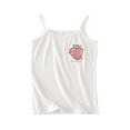 thumbnail image 1 of KAOOCXU Kids Girls Shirt Toddler Camisole Cute Print Tank Top Undershirt Soft Breathable Relaxed Fit Kawaii Tee Clothes, 1 of 4