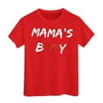 thumbnail image 1 of KAOOCXU MAMA'S BOY Toddler Boy Shirt Baby Tee Leisure Dailywear, 1 of 4