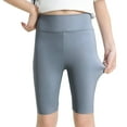 thumbnail image 1 of KAOOCXU New Trousers For Girl Solid Color Breathable Slimming Leggings High Waisted Ballet Yoga Knee Length Pants Skin Friendly Relaxed Fit Activewear, 1 of 6