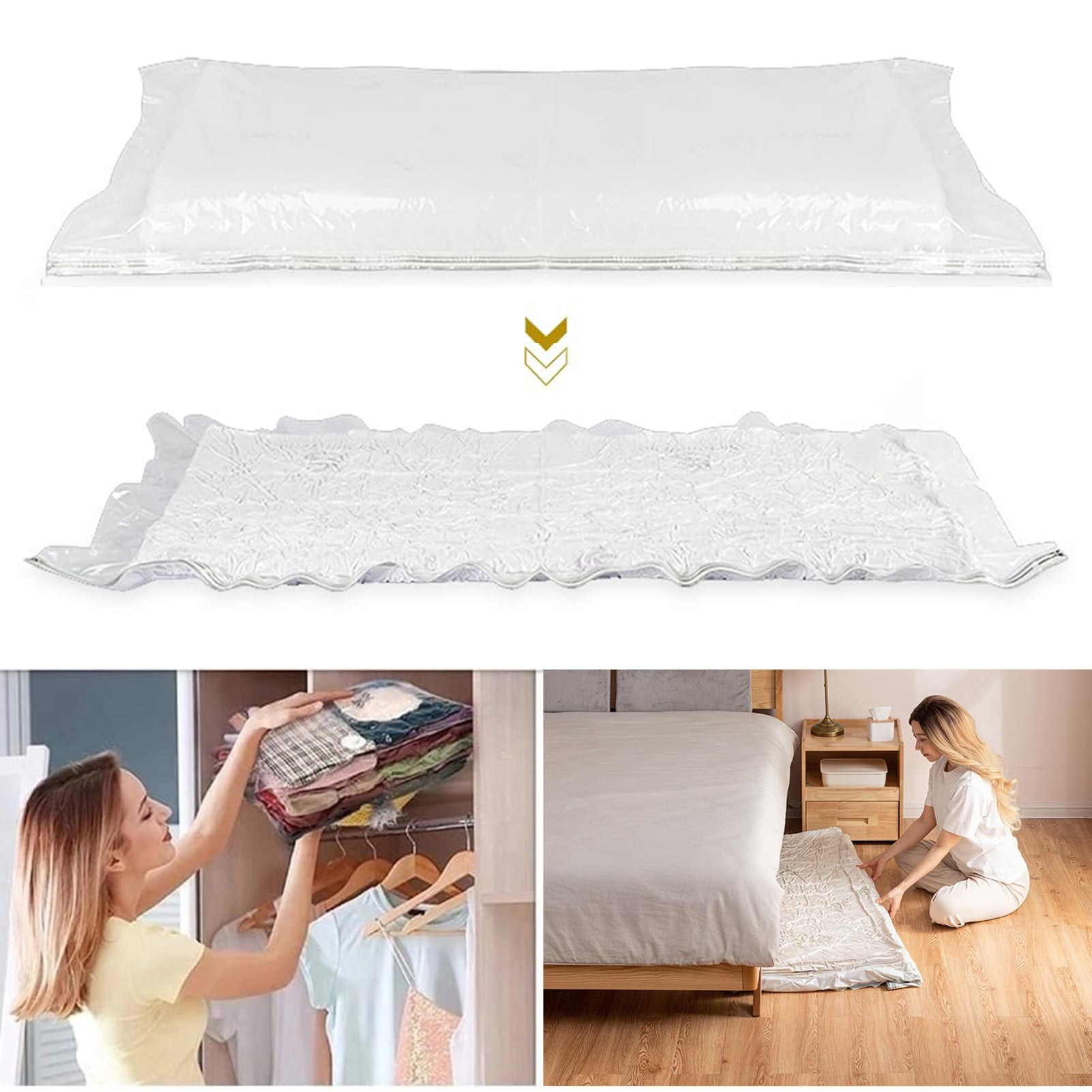 KAOU Mattress Vacuum Storage Bag Space Saver MoistureProof Convenient