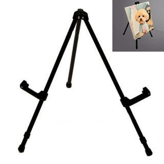 Arteza 63 Black Steel Display Easel for Presentations, Collapsible, Portable & Adjustable - 3 Pack