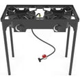 thumbnail image 1 of KAPAS Portable 2-Burner Propane Stove, Outdoor/Indoor Use, 15,000 BTU, Model KPS-DB02, 1 of 8