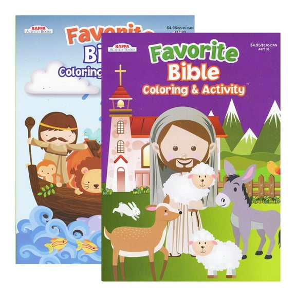 KAPPA Favorite Bible Stories Coloring  Activity Book [47100]