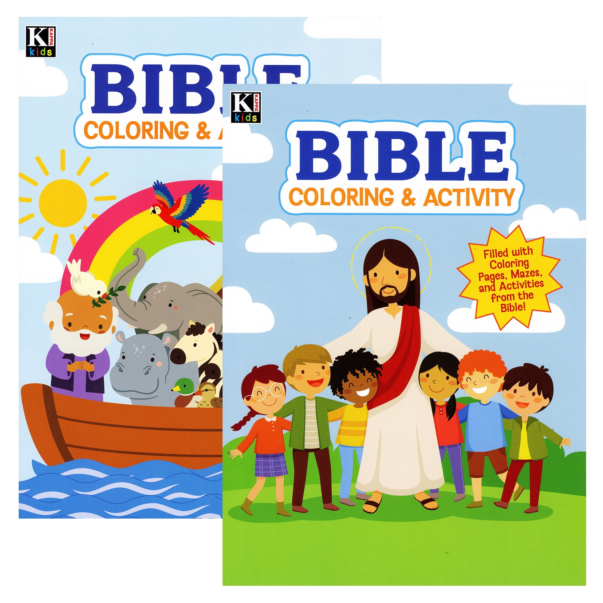KAPPA Favorite Bible Stories Coloring & Activity Book, 48-Pack