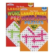 KAPPA Top Notch Word Finds Puzzle 8"x5" Digest Size 2 Titles, 2-Pack