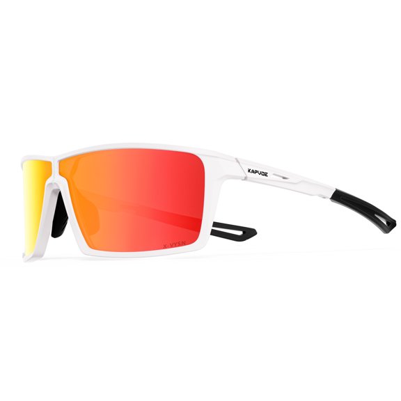 KAPVOE Cycling Glasses Fashion color Accessories For Men Women Outdoor Sports High-definition polarized lenses Eyewear MTB Mountain road bike glasses Bicycle Riding Fishing glasses Golf Hiking Eyewear