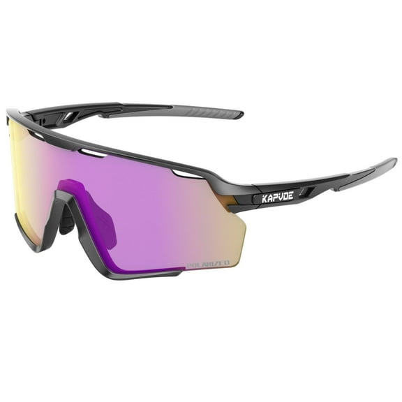 KAPVOE Cycling Glasses Polarized Mountain Bike Sunglasses MTB Sports Men Women Baseball Running Triathlon Golf Driving