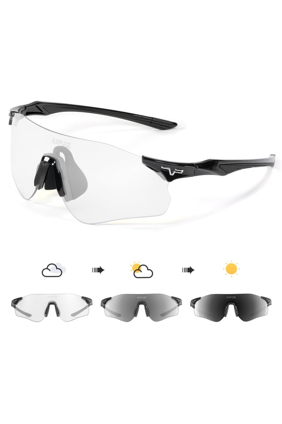 Hot Photochromic Running glasses light Outdoor Sport Sunglasses MTB Bike Cycling Glasses UV400 Men Women Golf Eyewear Driving Fishing Hiking protection Accessories
