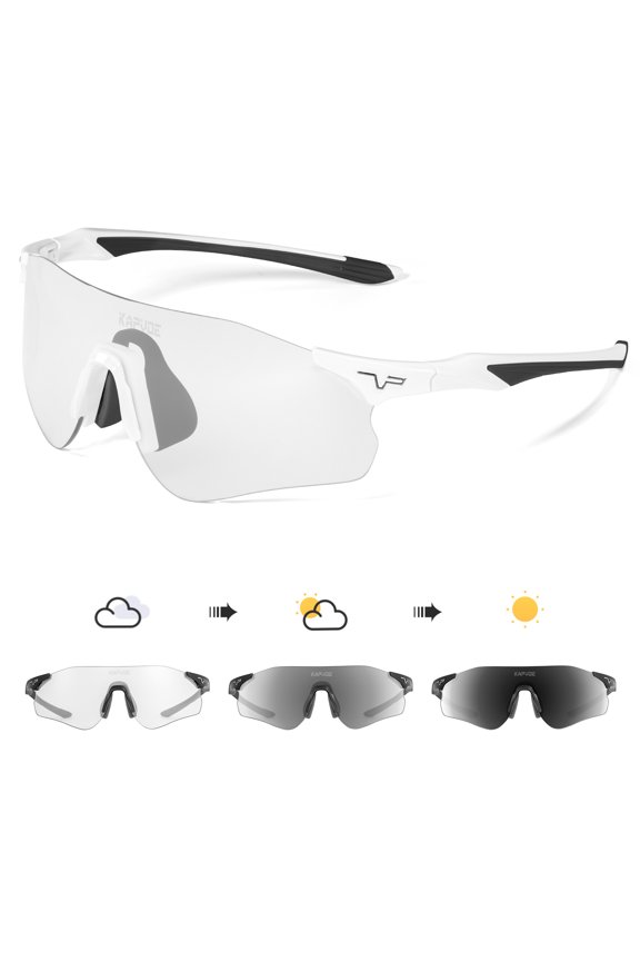 Hot Photochromic Running glasses light Outdoor Sport Sunglasses MTB Bike Cycling Glasses UV400 Men Women Golf Eyewear Driving Fishing Hiking protection Accessories