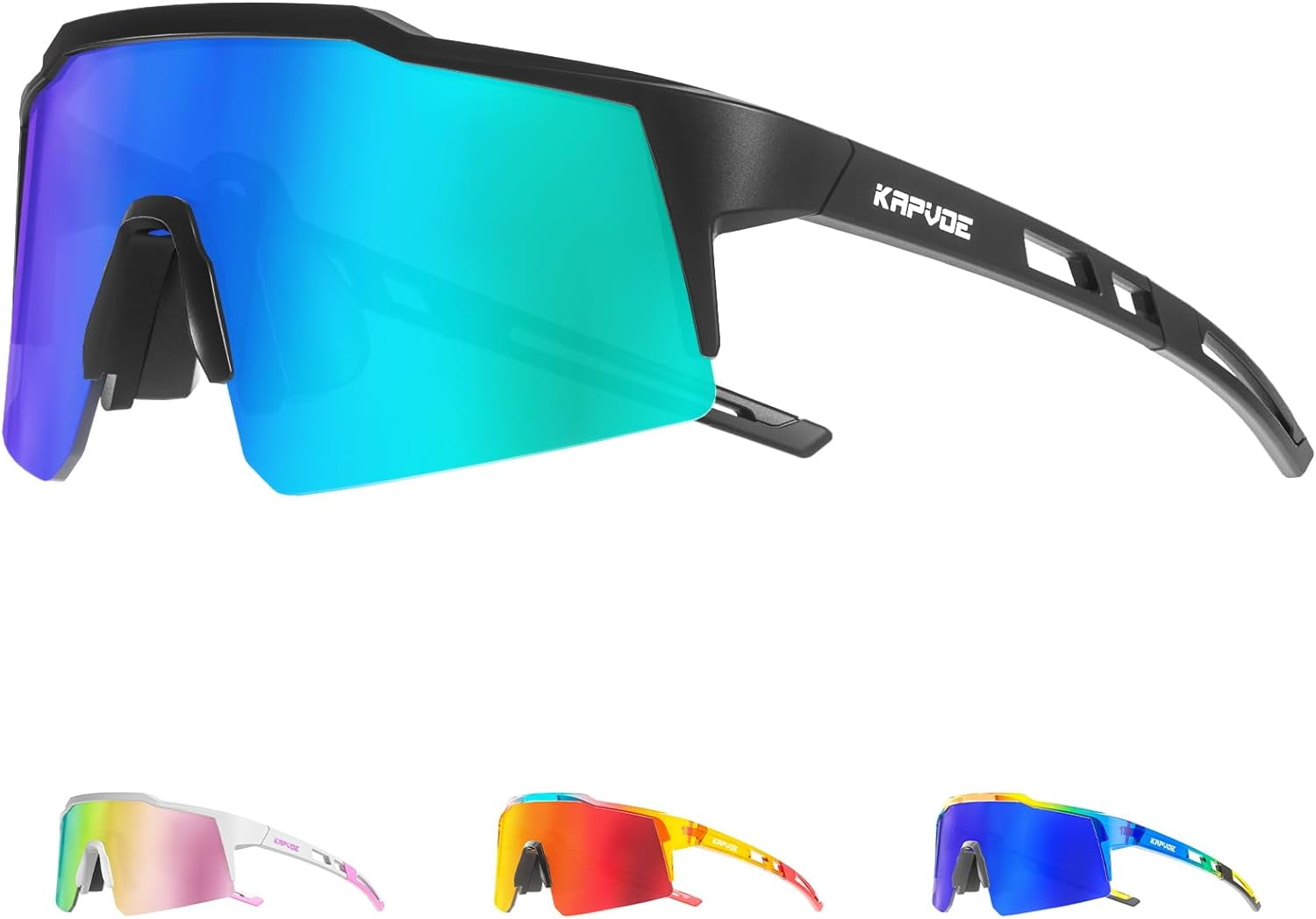 KAPVOE Kids Baseball Glasses Polarized Sports Sunglasses Boys Girls