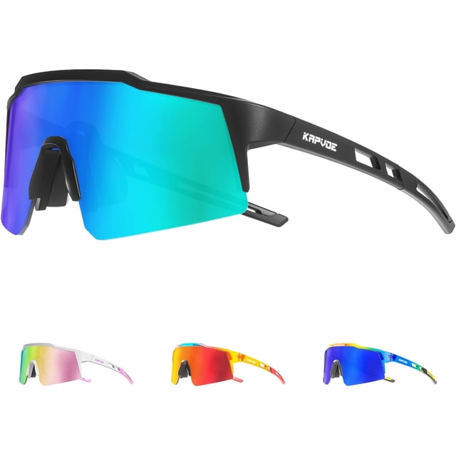 KAPVOE Kids Baseball Glasses Polarized Sports Sunglasses Boys Girls