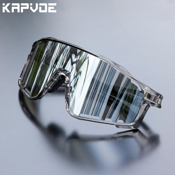 KAPVOE Polarized Cycling Glasses For Men Women Mountain Bike Glasses MTB Riding Glasses TR90 Sport Sunglasses
