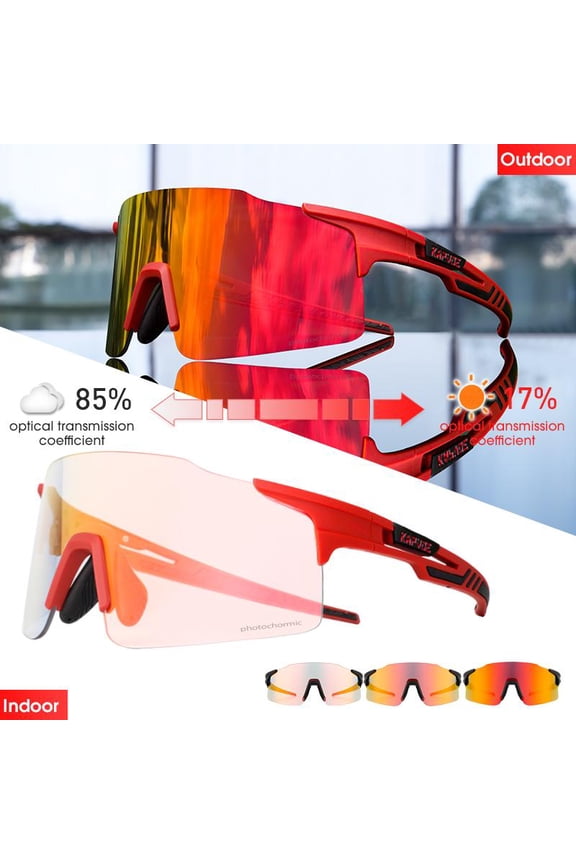 New Cycling Sunglasses Man Outdoor Photochromic Bike Sports Glasses Road Driving Cycling MTB Glasses Eyewear Bicycle Goggles