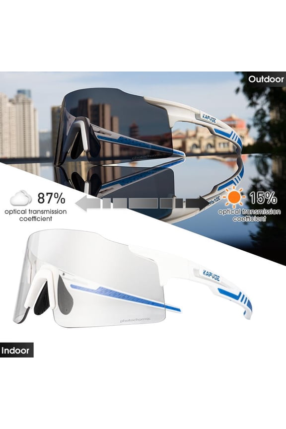 New Cycling Sunglasses Man Outdoor Photochromic Bike Sports Glasses Road Driving Cycling MTB Glasses Eyewear Bicycle Goggles