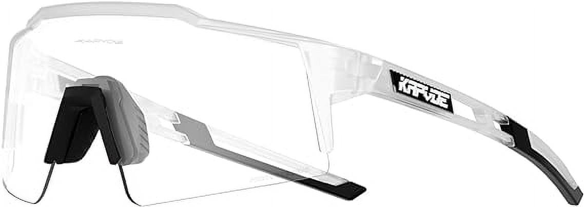 KAPVOE Photochromic Cycling Glasses MTB Clear Mountain Bike Sunglasses  Transition Goggles Sports Baseball Running 