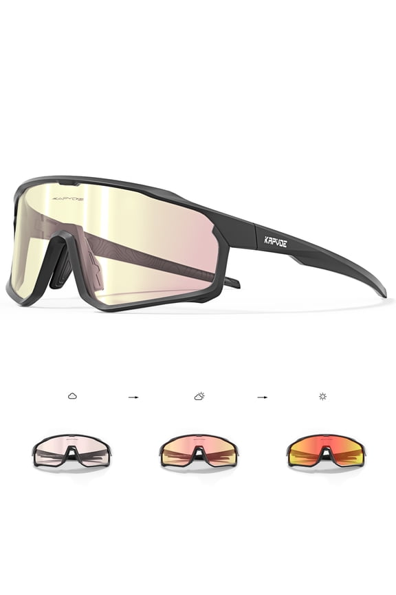 Photochromic Cycling Glasses MTB Sports Transition Triathlon Running Men Women Clear Mountain Bike Sunglasses