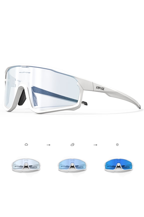 Photochromic Cycling Glasses MTB Sports Transition Triathlon Running Men Women Clear Mountain Bike Sunglasses