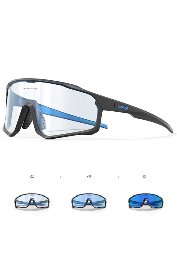 Photochromic Cycling Glasses MTB Sports Transition Triathlon Running Men Women Clear Mountain Bike Sunglasses