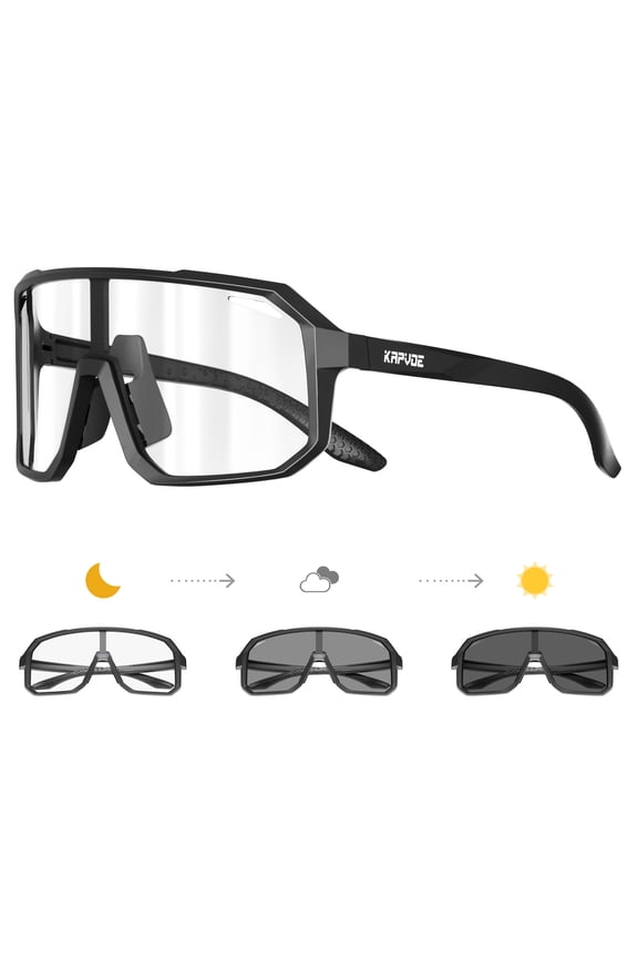 Photochromic Cycling Sunglasses Sports Mountain Bike Glasses UV protection 400 glasses Unisex