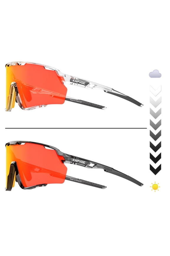 Photochromic Frame Cycling Glasses Motorcycle Bike Riding Outdoor Sport Cycling Sunglasses For Men Women Sunglasses UV400 Eyewear