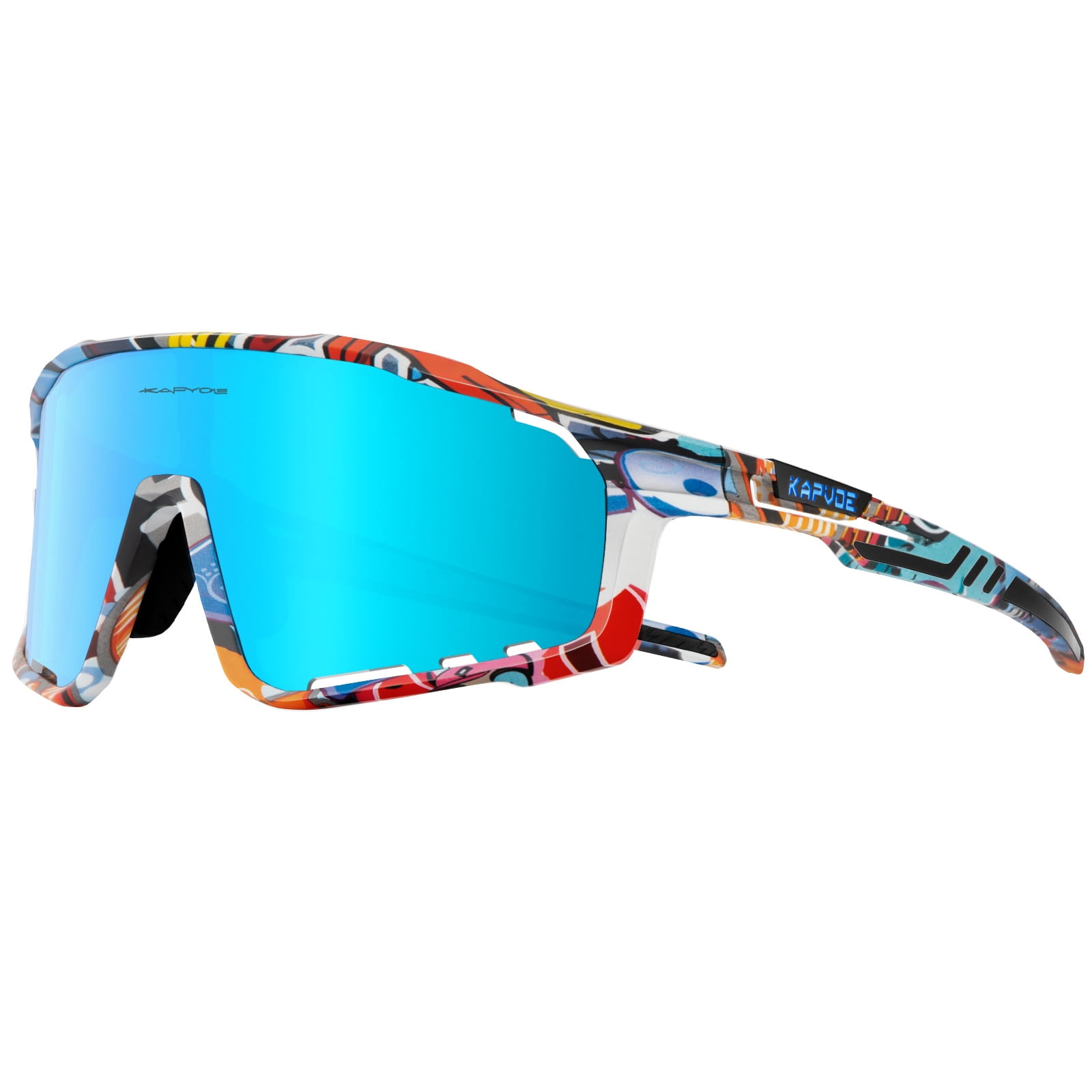 KAPVOE Polarized Cycling Glasses for Men Women Mountain Bike Glasses