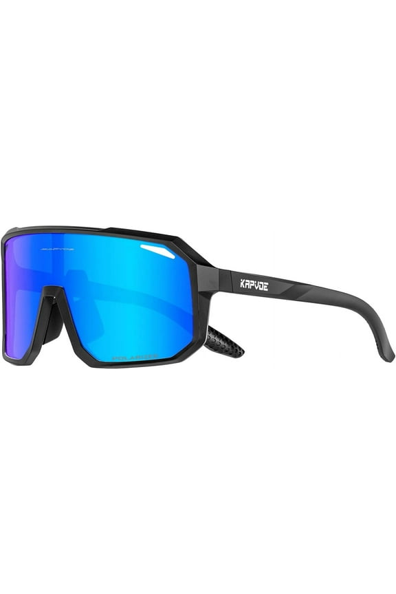 Polarized Cycling Glasses Sports Sunglasses, UV400 Protection Running Fishing Driving Baseball Glasses for Men Women