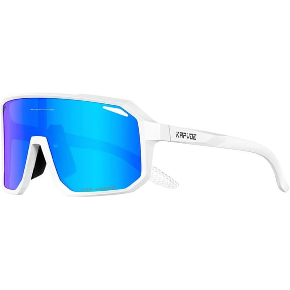 KAPVOE Polarized Cycling Sunglasses Sports Sunglasses, UV400 Protection Running Fishing Driving Baseball Glasses for Men Women