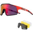 thumbnail image 1 of KAPVOE Polarized Cycling Sunglasses with 4 Interchangeable Lenses TR90 Sports Sunglasses Women Men Running, 1 of 8