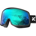 thumbnail image 1 of KAPVOE Ski Goggles OTG - over Glasses Ski/Snowboard Goggles for Men, Women & Youth - 100% UV Protection, 1 of 7