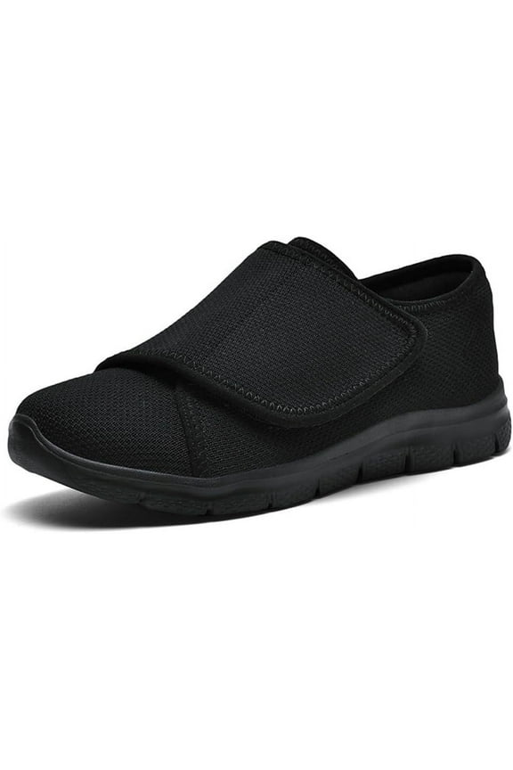 Adjustable Velcro close Walking shoes Wide Wide Shoes Non-slip Breathable Lightweight sneakers Foot shoes Pain relief