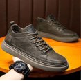 thumbnail image 1 of KAQ Autumn men's shoes British casual leather shoes men's new spring and autumn black shoes men's men's sneakers student shoes, 1 of 6