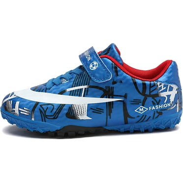 HESBITEUL Kids Soccer Cleats - Firm Ground AG/TF, Low & High Top Options | Boys & Girls Football Shoes