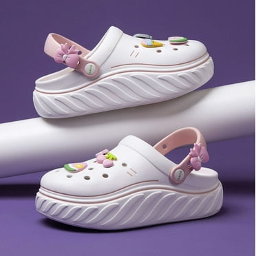 KAQ Gardener Platform Clogs Slippers Hight Heels Mules Clog Slip on Wedge Sandals