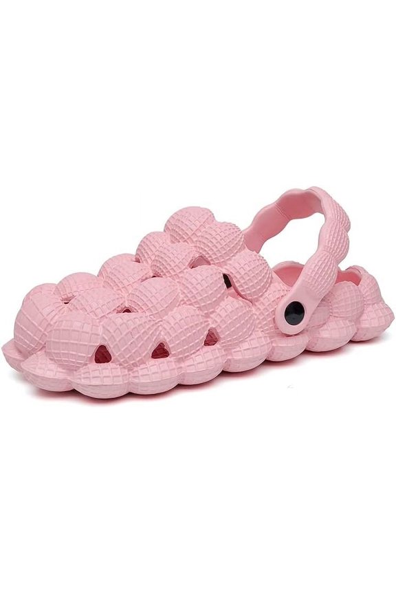 Kids Bubble Slides Boys Girls Cute Bubble Clogs with Charms, Beach Pool Massage Golf Ball Sandals Shoes House Slipper