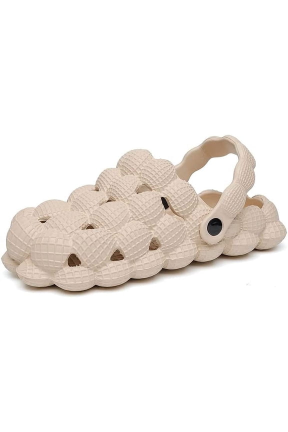 Kids Bubble Slides Boys Girls Cute Bubble Clogs with Charms, Beach Pool Massage Golf Ball Sandals Shoes House Slipper