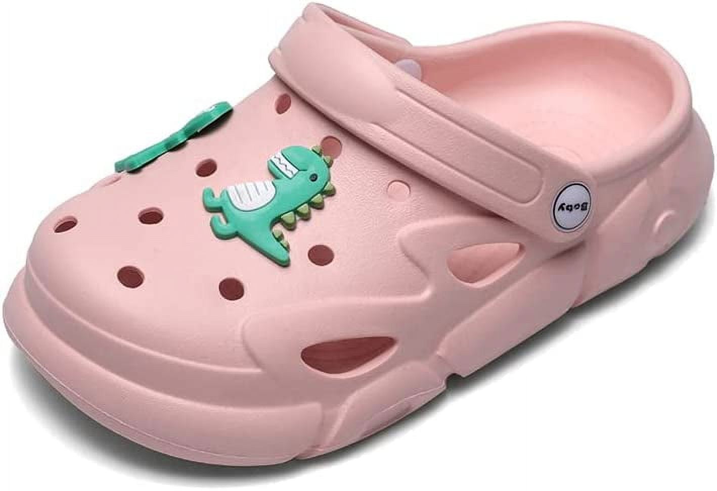 Boys Garden Slippers Kids' Cartoon Clogs Slip-On Water Shoes For