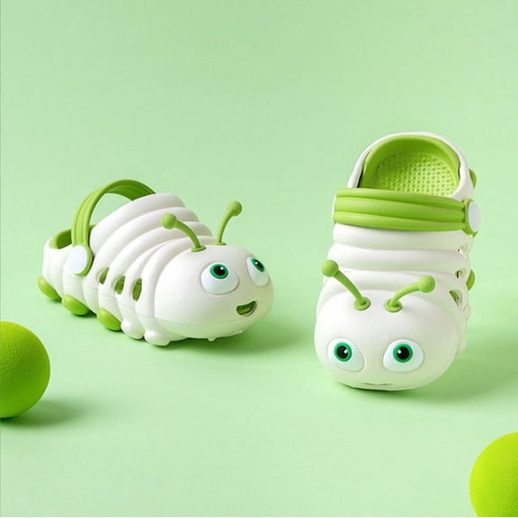 KAQ Kids' Cute Insect Clogs - Soft EVA Foam, Waterproof for Garden, Beach, Pool & Indoor-Outdoor Use