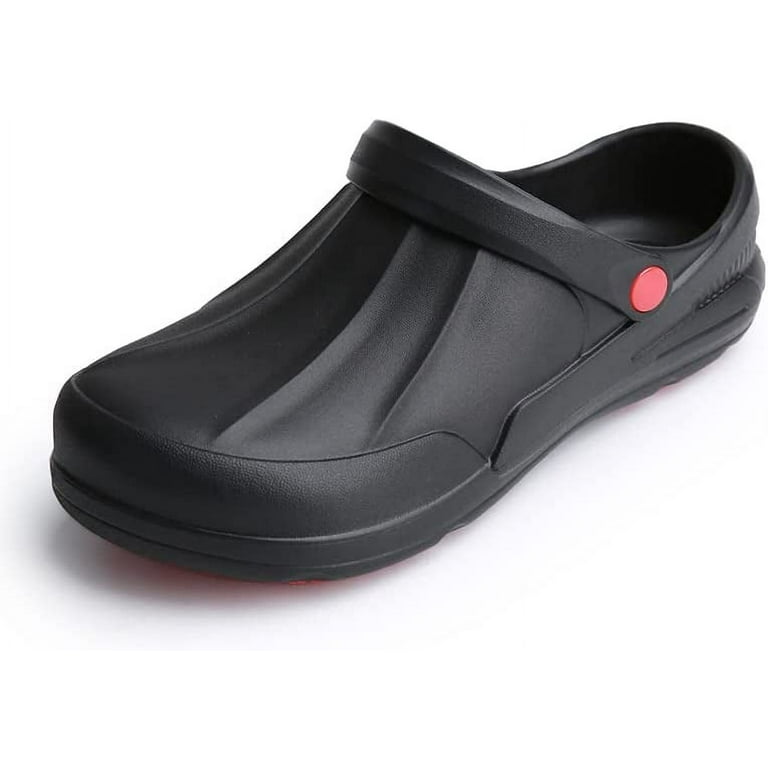 KAQ Mens and Womens Slip Resistant Clogs, Oil Water Resistant Chef