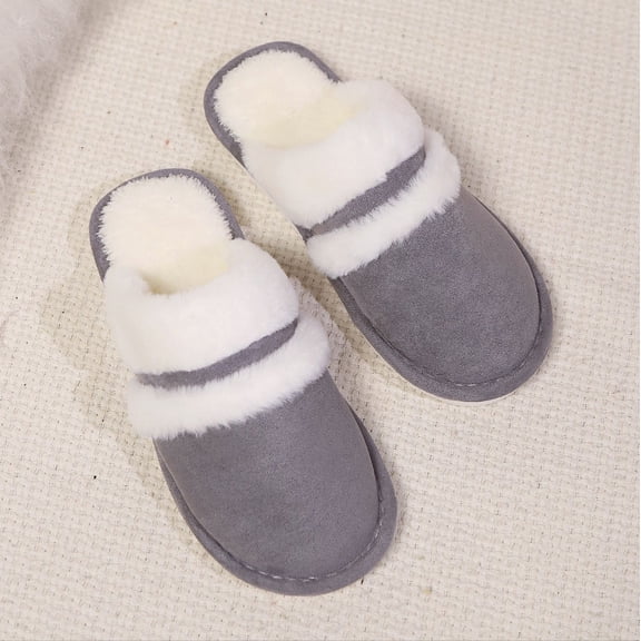 KAQ Slippers for Women House Shoes: Fuzzy Memory Foam Comfortable Bedroom Womens Slippers Winter Warm Non Slip Indoor Outdoor Shoes