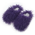 thumbnail image 1 of KAQ Unisex Fuzzy Faux Fur Slippers, Women's Fluffy Long Hair Sheep Faux Fur Slip on Slides, Girls Luxury Big Fluffy Outdoor Flat Slippers, Long Curly Hair Non-Slip Warm Home Slide Shoes, 1 of 13